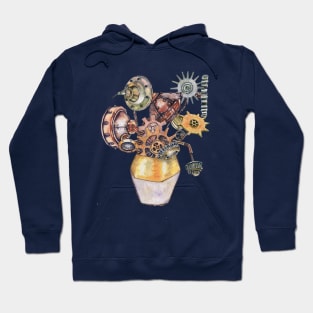 Steampunk vintage style Van Gogh Sunflowers Hoodie